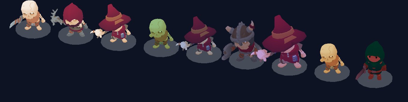 Their enemies: skeletons, a zombie, a wraith, a death knight, a lich, a mummy and a vampire.
